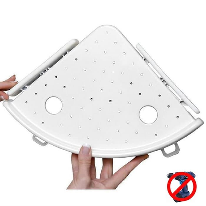 Rak Kamar Mandi Rak Sabun Rak Sudut Kamar Mandi Rak Toilet 190027 CleanMatic