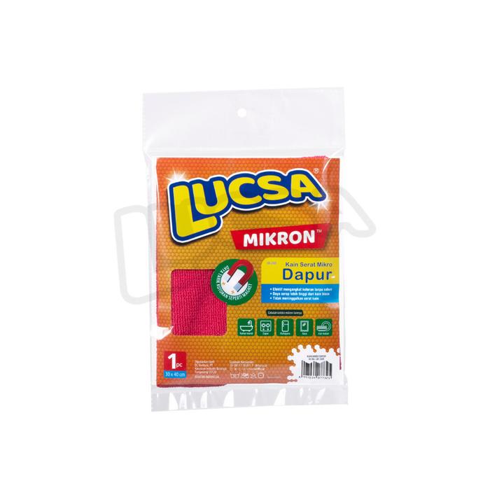Kain Lap Microfiber Lap Dapur 30x40cm Kitchen Lucsa MIkron LW-260E