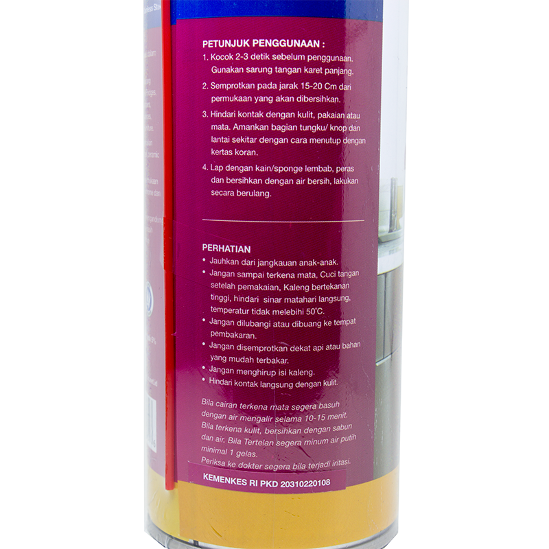 Kleen Up Stainless Steel cleaner & polish Spray Pembersih dapur kompor
