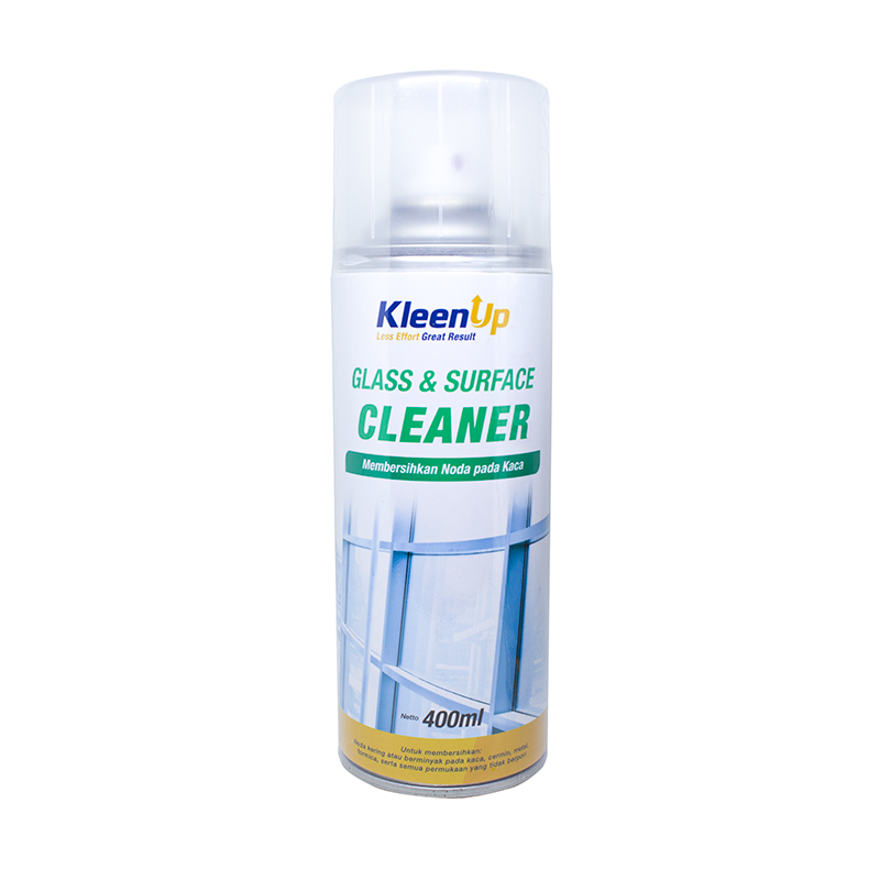 Kleen Up Glass & Surface Cleaner Spray Pembersih noda Kaca Jendela