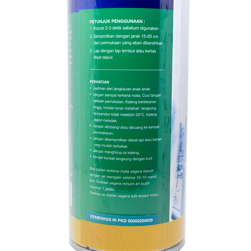 Kleen Up Glass & Surface Cleaner Spray Pembersih noda Kaca Jendela