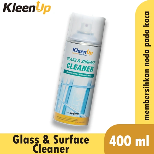 Kleen Up Glass & Surface Cleaner Spray Pembersih noda Kaca Jendela