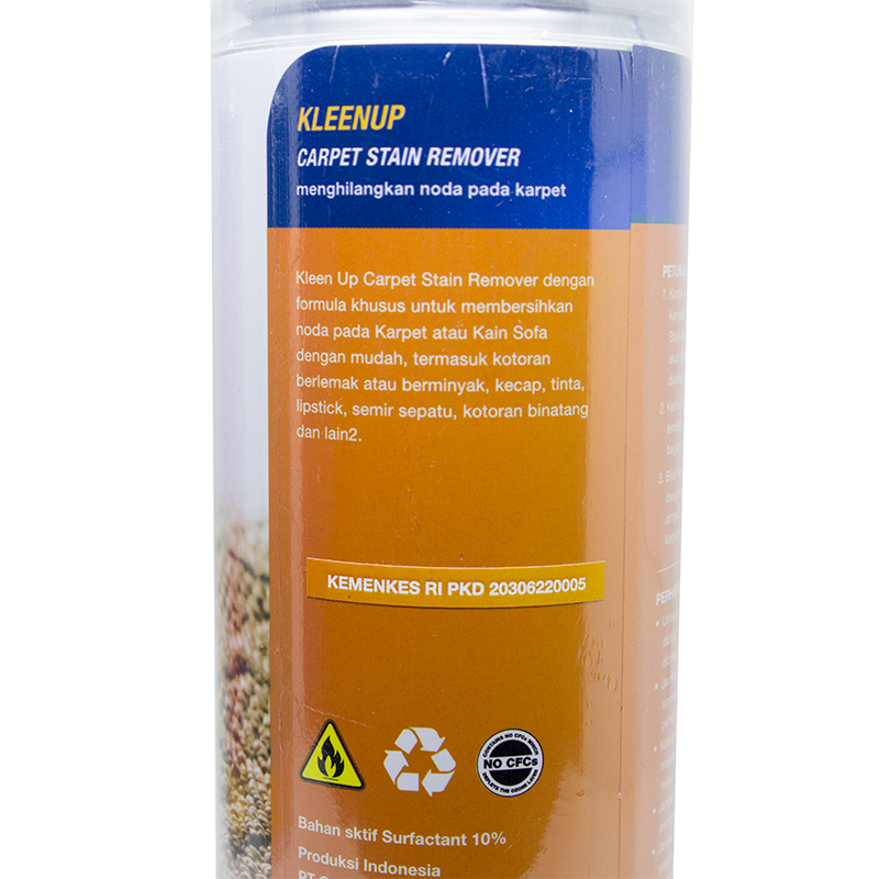 Kleen Up Carpet stain remover Spray Pembersih noda karpet lantai