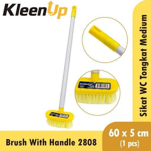 Kleen up Sikat lantai dorong sikat wc medium gagang 2808 Floor Brush W
