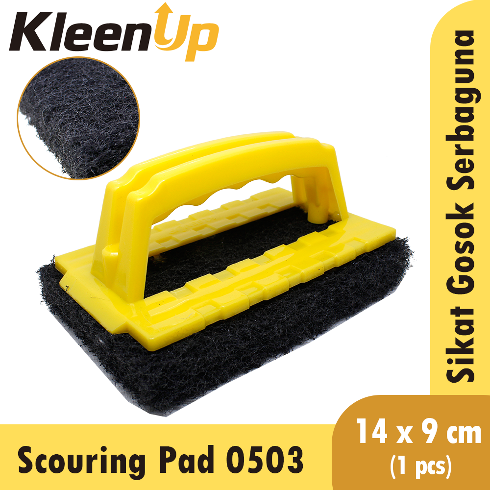 Kleen Up Scouring Pad Sikat Lantai Serbaguna WC Toilet brush 0503