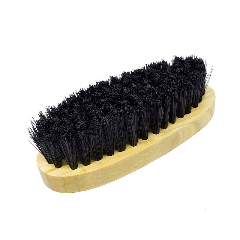 Kleen Up Sikat Sepatu 0625 Sikat Kayu Sikat Bulat Nilon Shoes Brush