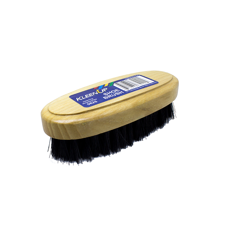 Kleen Up Sikat Sepatu 0625 Sikat Kayu Sikat Bulat Nilon Shoes Brush