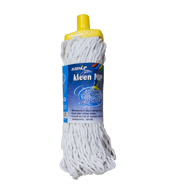 Kleen up Mop alat Pel Lantai pel bulat sumbu pel gagang