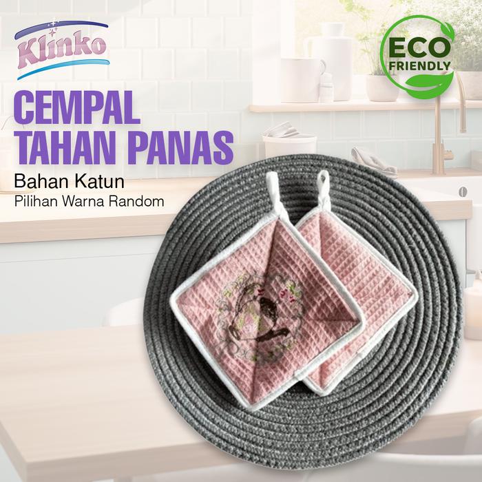 Cempal Dapur alas jampel panci anti panas sepasang tatakan klinko