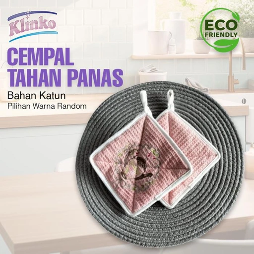 Cempal Dapur alas jampel panci anti panas sepasang tatakan klinko