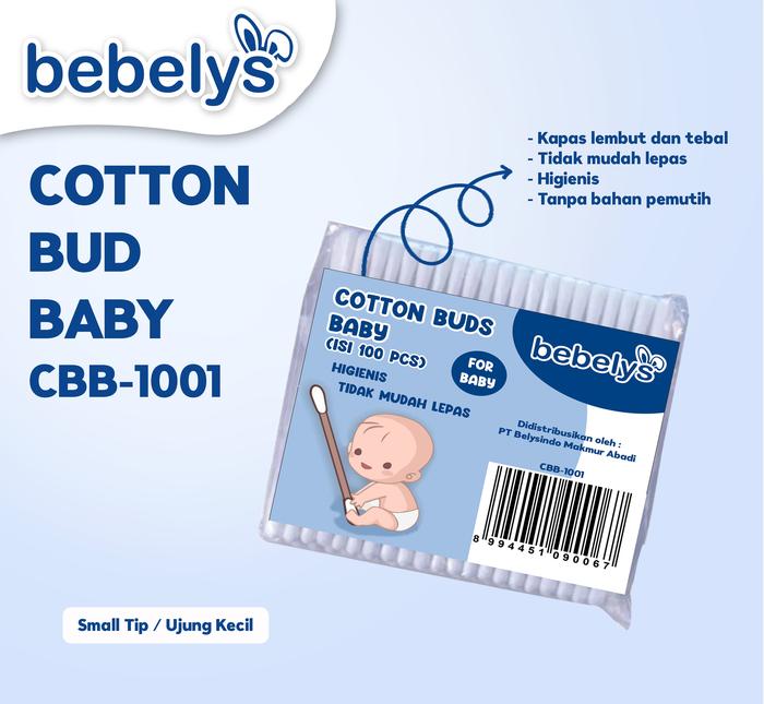 Bebelys Cotton Bud Bayi Refill isi 100 pcs Bebelys Baby Refill CBB-100