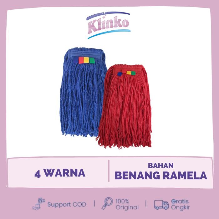 REFILL Alat Pel Lantai Mop Jepit Kentucky Warna Color pel Sumbu Klinko