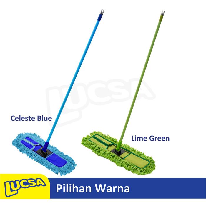 Pel Lebar 35cm Alat Pel Sapu Lantai Lobby Set Dust Mop Lucsa LM-170