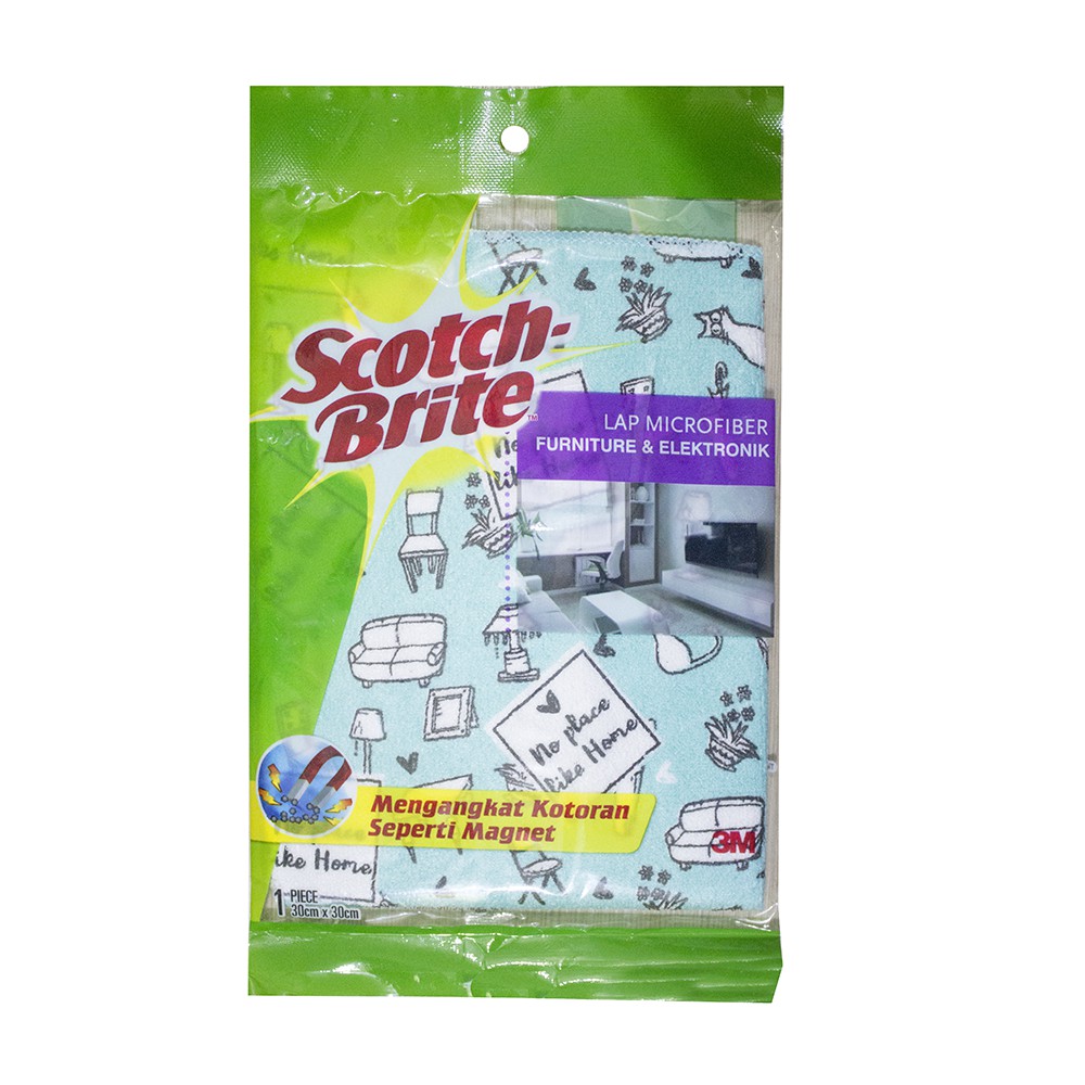 Scotch Brite Kain Lap Microfiber 3M Elektronik dan Furniture ID-801B