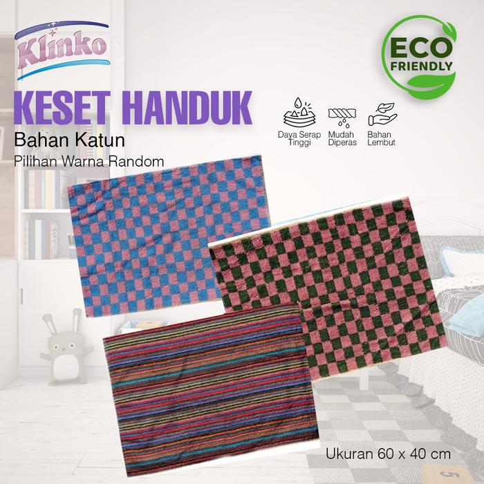 Keset Kaki Handuk Kamar Mandi Keset Pintu Keset rumah Klinko