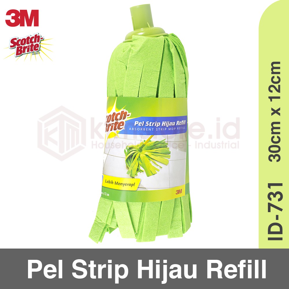 3M Scotch Brite Pel Strip Hijau Refill ID-731