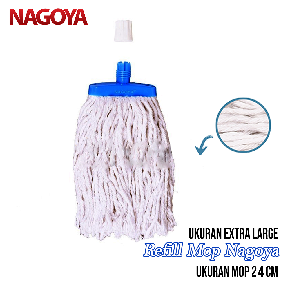 Refill Pel sumbu Nagoya Extra Besar XL Alat Pel Lantai Mop Lantai 611