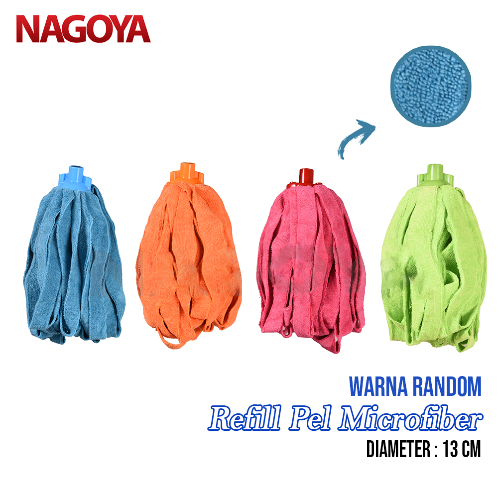 Refil Mop Refill Pel Pel Handuk Pel Lantai Refil Mop Mikrofiber Nagoya