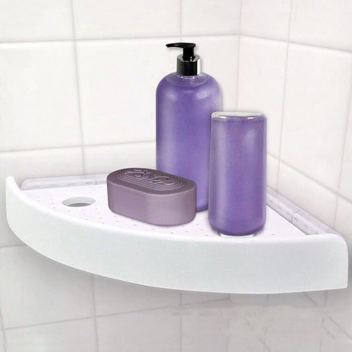 Rak Kamar Mandi Rak Sabun Rak Sudut Kamar Mandi Rak Toilet 190027 CleanMatic