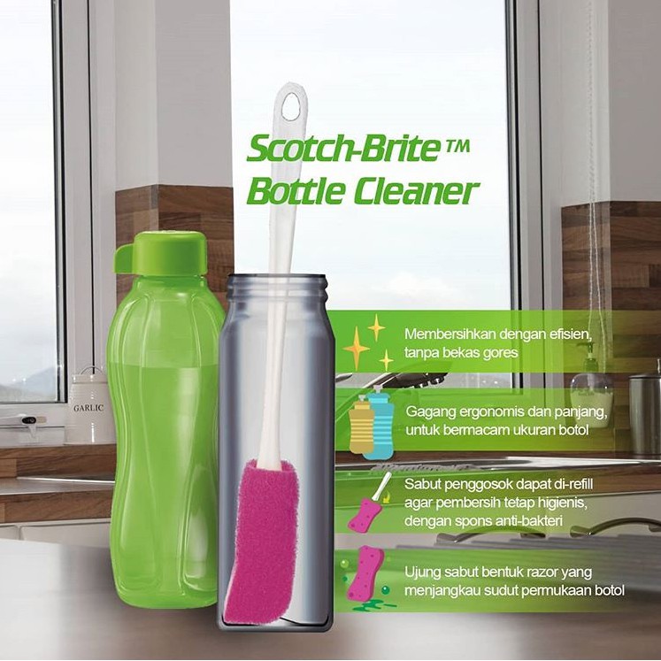 3M Scotch Brite Pembersih botol minum Sikat Botol DBC01