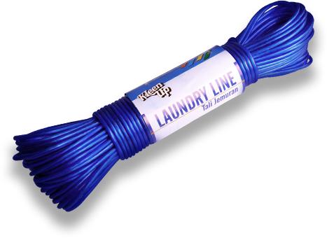 Tali jemuran pakaian premium Laundry Line Kleen Up 30 meter 3028