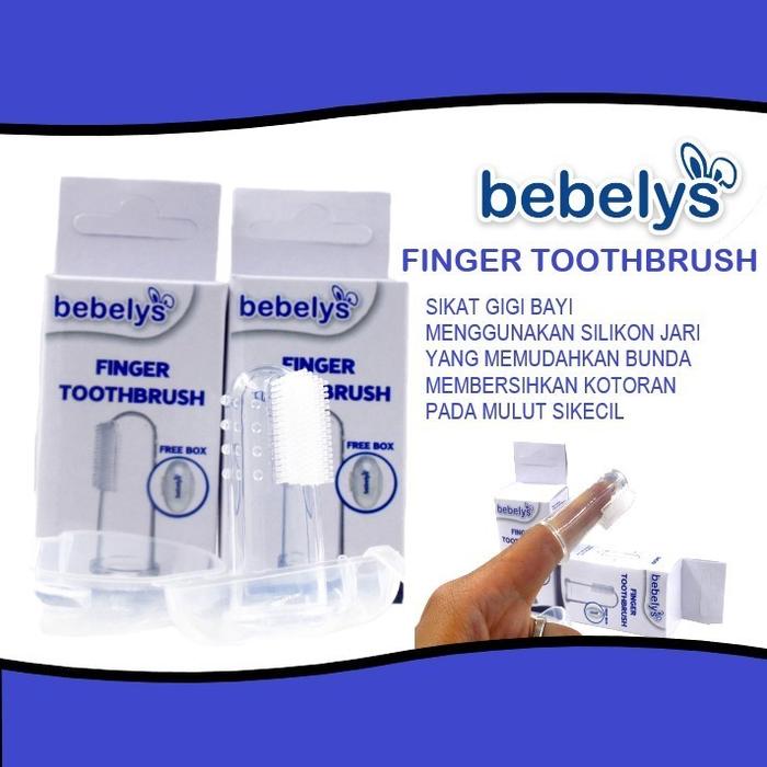 Finger Toothbrush Sikat Gigi Jari silikon Bayi FT-001 Bebelys
