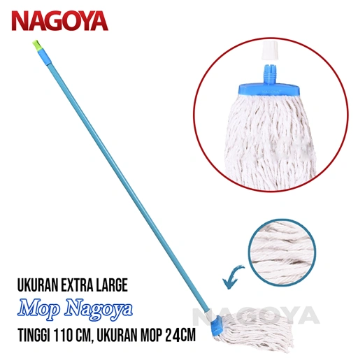 Pel sumbu Nagoya Extra Besar XL Alat Pel Lantai Mop Lantai 711