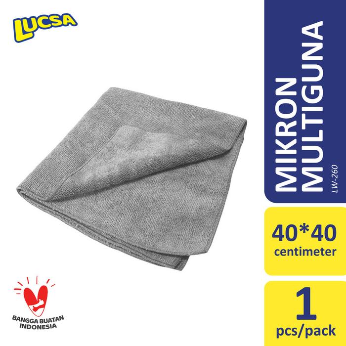 Kain Lap Microfiber Serbaguna Lap 30x40cm Lucsa MIkron LW-260
