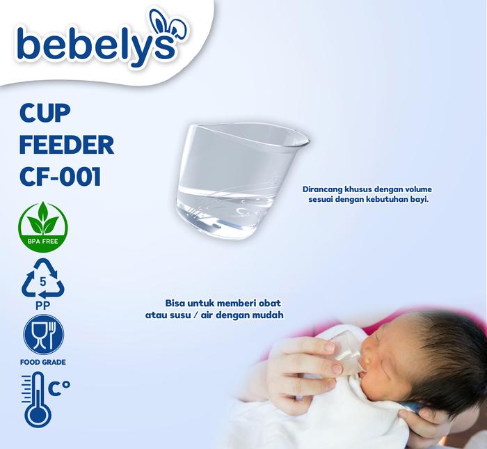 Baby up Feeder Bayi Gelas Sloki Cangkir CF-001 Bebelys