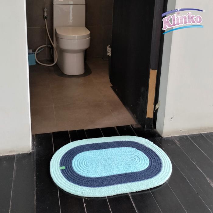 Keset Kaki Kamar Mandi Spiral Keset Pintu Keset rumah Tiga Warna Klinko