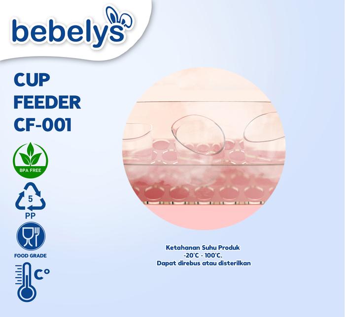 Baby up Feeder Bayi Gelas Sloki Cangkir CF-001 Bebelys