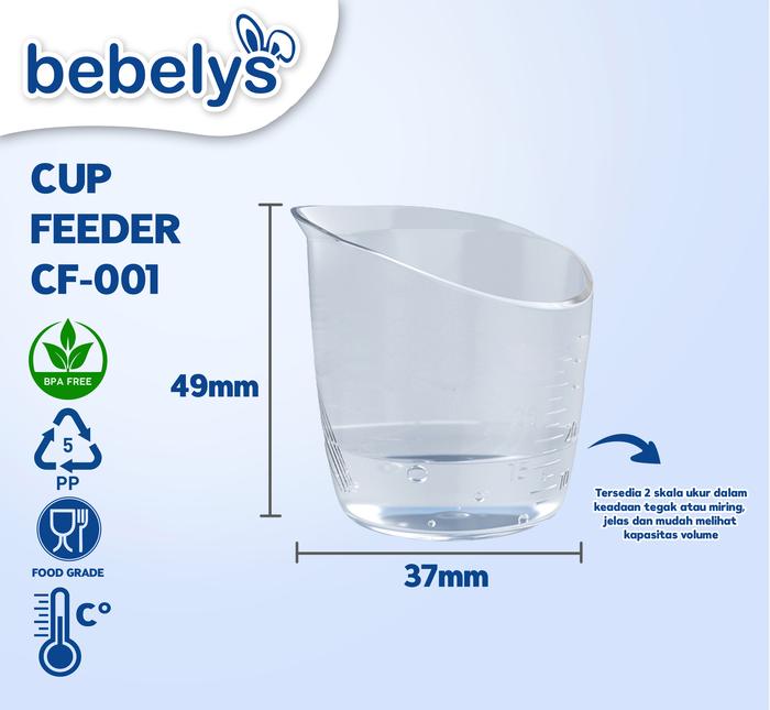 Baby up Feeder Bayi Gelas Sloki Cangkir CF-001 Bebelys