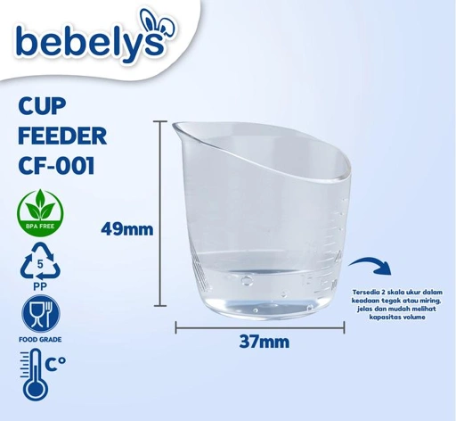 Baby up Feeder Bayi Gelas Sloki Cangkir CF-001 Bebelys