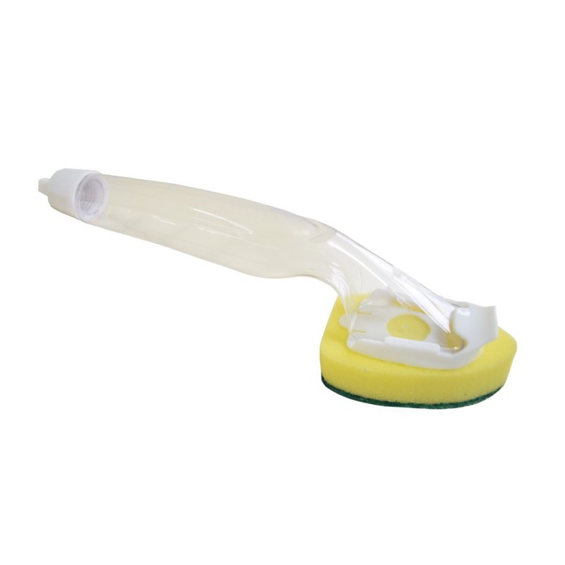 Scruber Sponge With Handle 001 (Spon Cuci Piring Gagang) 950034 Cleanmatic