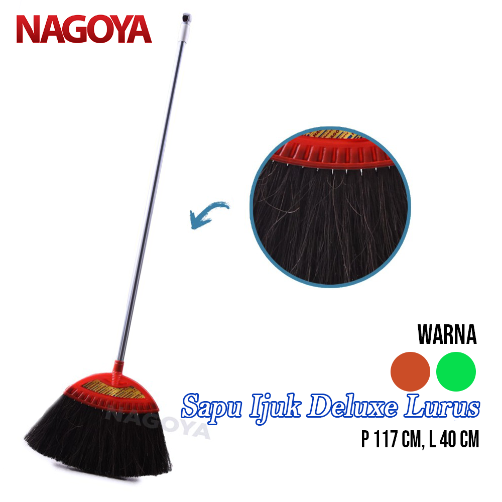 Sapu Ijuk Sapu Lantai Ijuk Sapu Kipas Deluxe Lurus Broom Nagoya 807