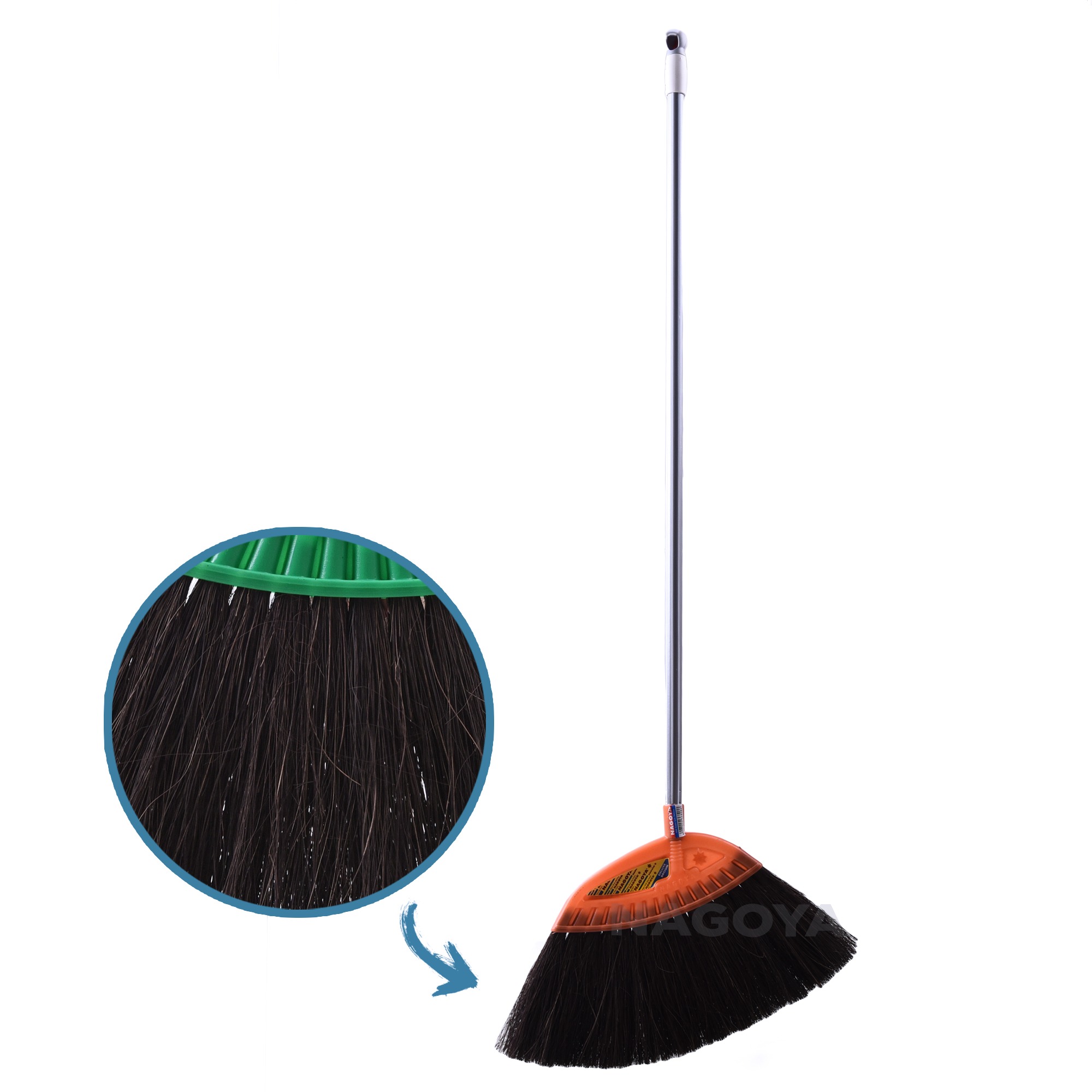 Sapu Ijuk Sapu Lantai Ijuk Sapu Kipas Deluxe Miring Broom Nagoya 808