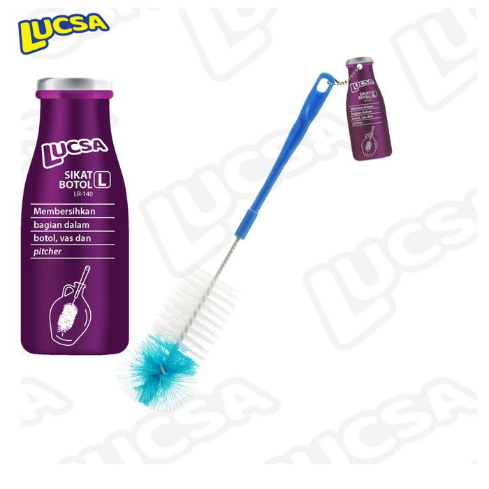 LUCSA SIKAT BOTOL (L) Sikat Tumbler Sikat gagang NILON LR-140