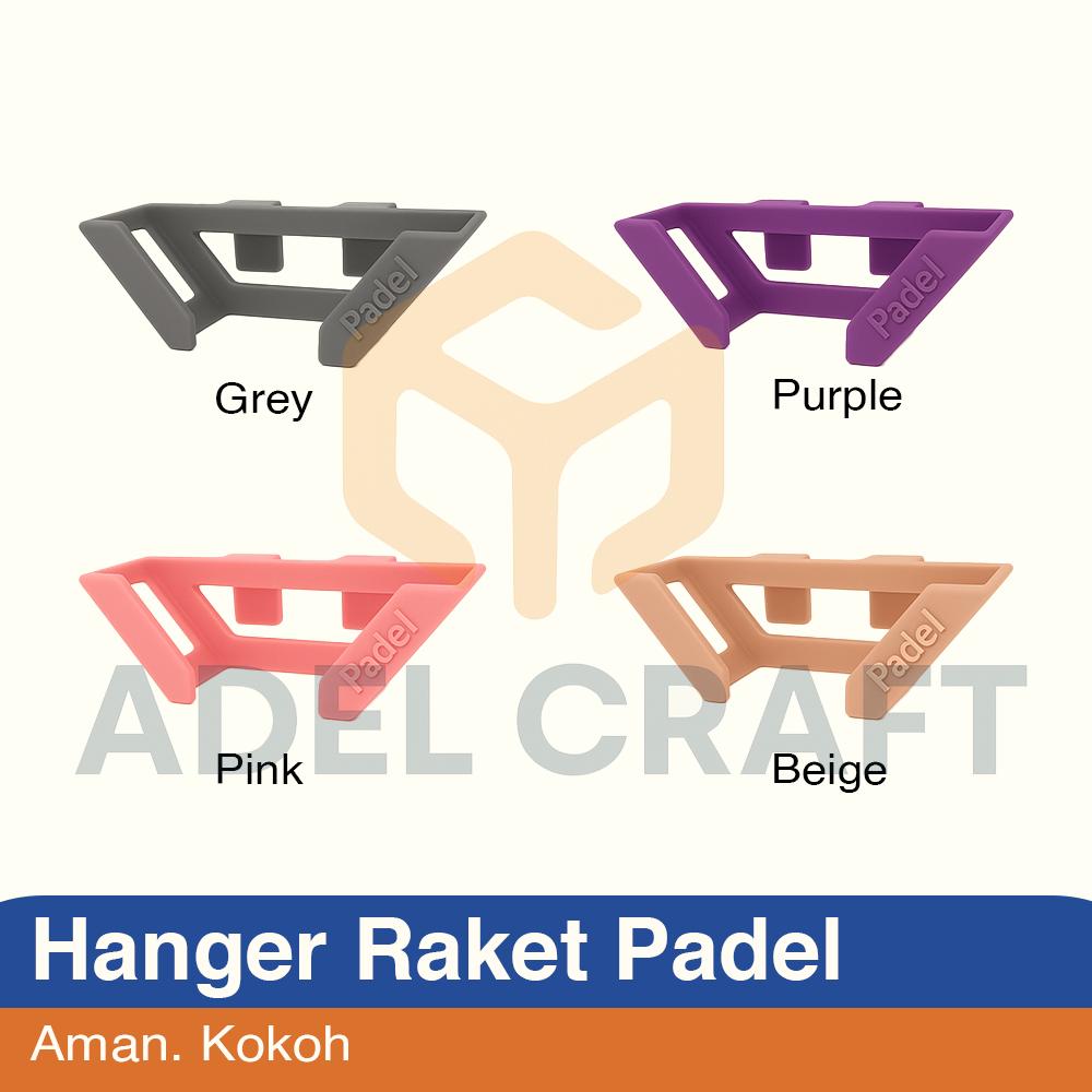 Ktmstore - Gantungan Raket Padel Lapangan Hook Holder Padel Racket Hanger Portable Fence Court