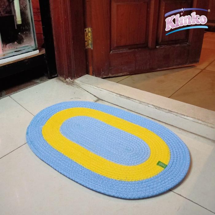 Keset Kaki Kamar Mandi Lucy Keset Pintu Keset rumah Dua Warna Klinko