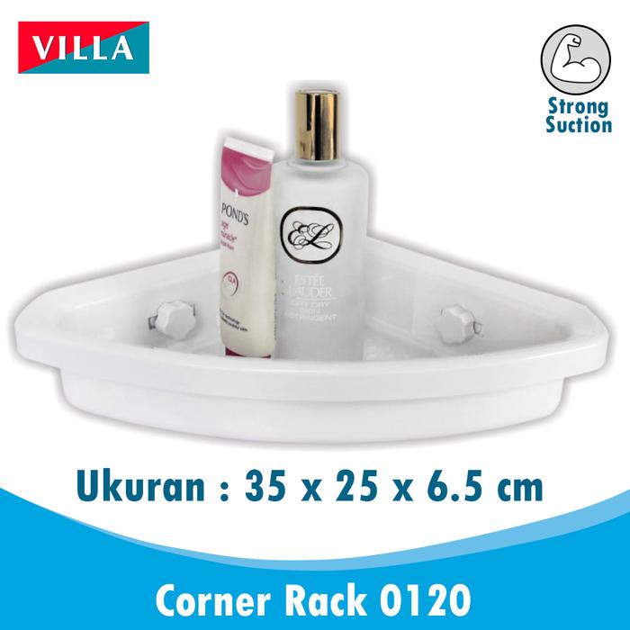 Gantungan Rak Kamar Mandi Sudut Besar Large Corner Rack Villa Nutech 0120
