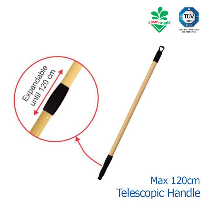 Tongkat pel CleanMatic Telescopic Handle Universal 120 cm 170104