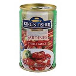 Kings Fisher Paket 3 pcs Sarden saus sambal 425g Makanan Kaleng kings fisher
