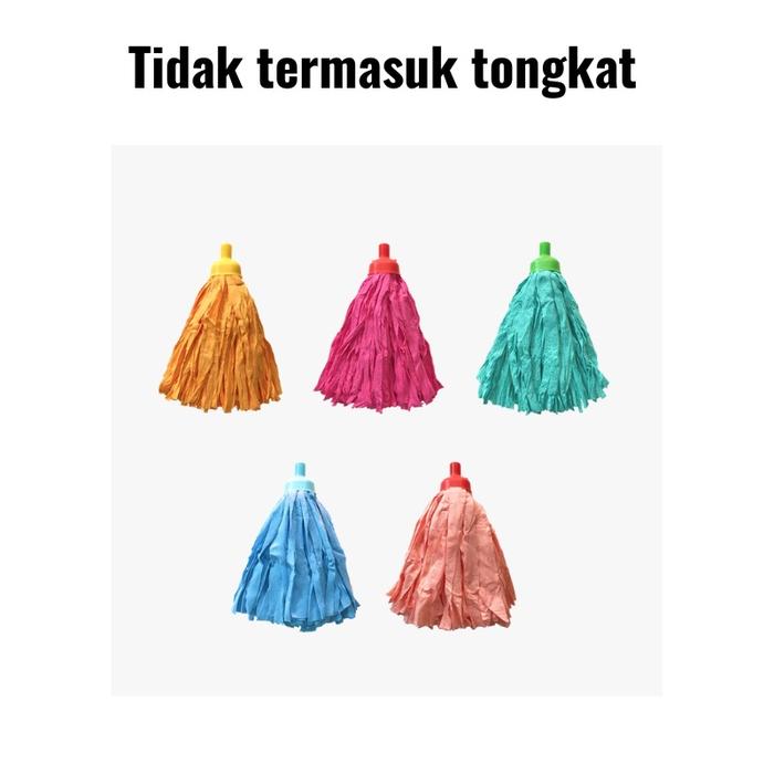 Alat Pel Lantai warna Mop Lily pel Spunlace Klinko