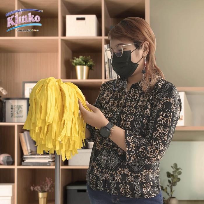 Alat Pel Lantai warna Mop Lily pel Spunlace Klinko