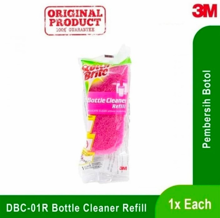 3M Scotch-Brite Sabut Spons Refill Pembersih Botol DBC-01R
