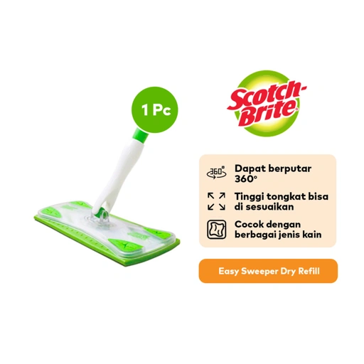 Scotch-Brite 3M Easy Sweeper Alat Lap Pel Sapu Serbaguna Bersih