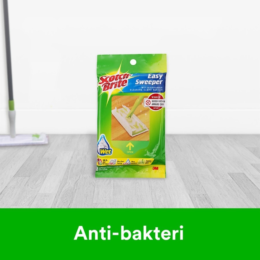 Scotch-Brite 3M Isi Ulang Easy Sweeper Wet Isi 8 Lembar ES-WET