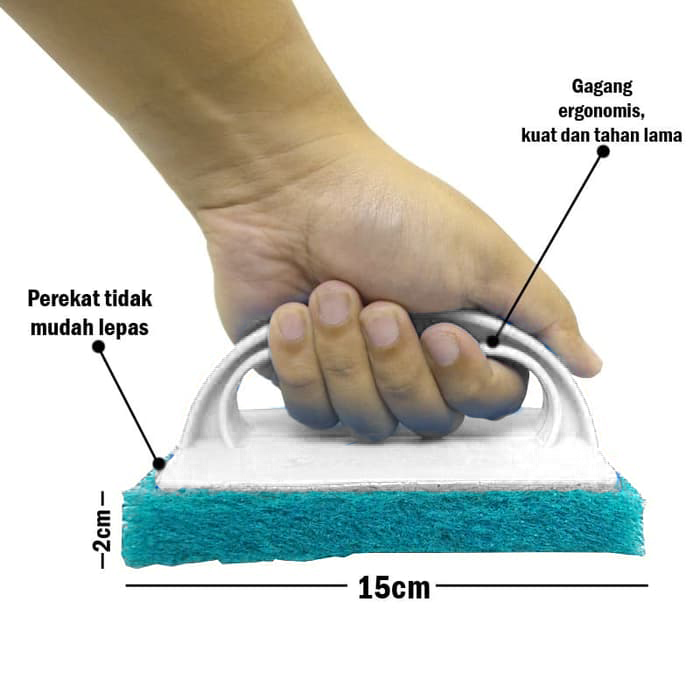 Scotch Brite Sikat Porselen Sikat Bak Dinding Kamar Mandi ID-42