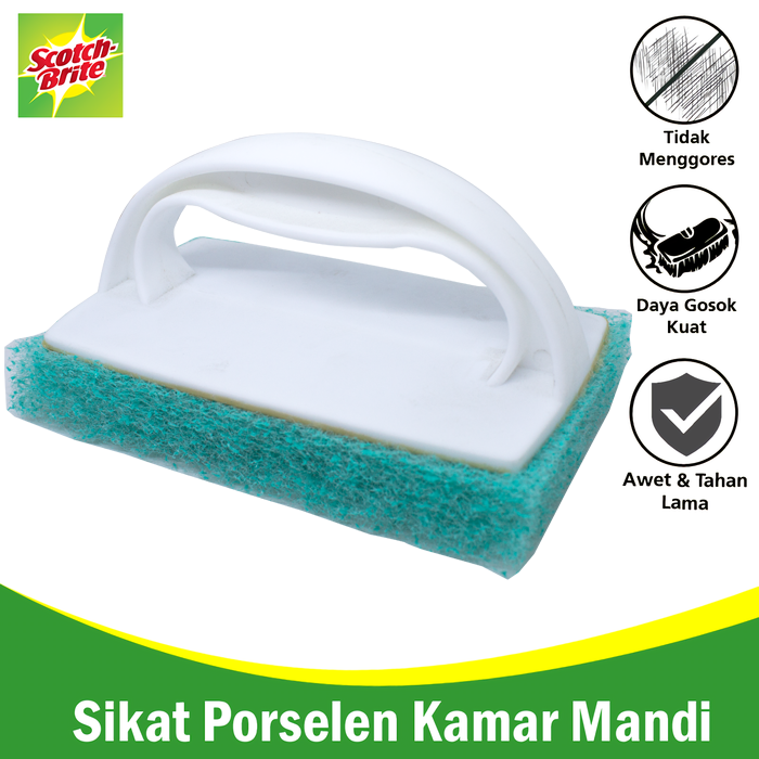 Scotch Brite Sikat Porselen Sikat Bak Dinding Kamar Mandi ID-42