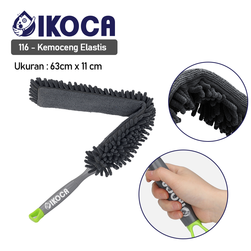 Kemucing Kemoceng Mikrofiber Elastis Debu Chenille IKOCA IKO-116